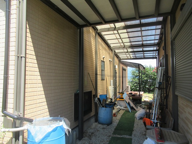 甲州市　外壁現場調査